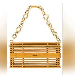 cult gaia Bamboo Crossbody with Gold Chain